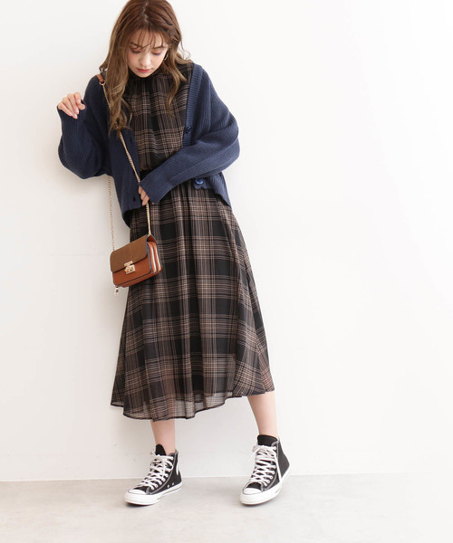 N.（N. Natural Beauty Basic）（エヌエヌナチュラルビューティーベーシック）の「ショートフォルムカーディガン（カーディガン/ボレロ・レディース・ベージュ/パープル/ブルー・MEDIUM）」の12枚目の写真