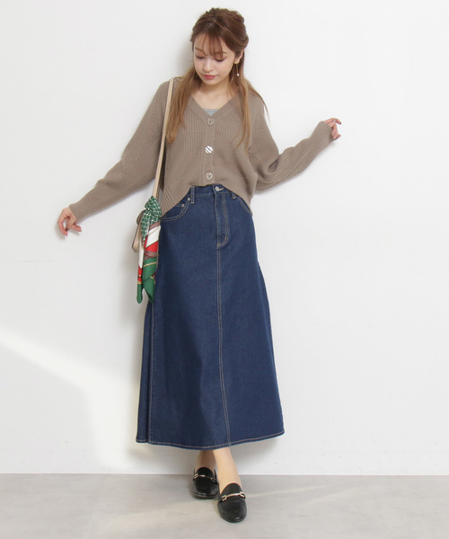N.（N. Natural Beauty Basic）（エヌエヌナチュラルビューティーベーシック）の「ショートフォルムカーディガン（カーディガン/ボレロ・レディース・ベージュ/パープル/ブルー・MEDIUM）」の22枚目の写真