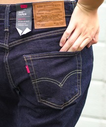 【LEVI'S/リーバイス】【すっきり美脚ライン】502 レギュラーテーパード ワンウォッシュ 濃紺 リンス 最新テーパーフィット