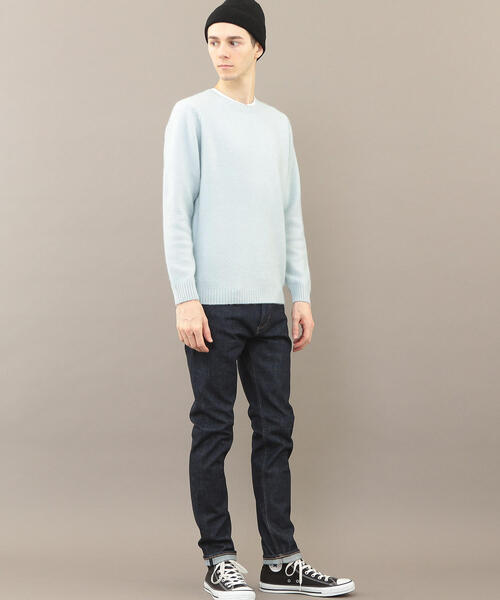 BEAUTY&YOUTH UNITED ARROWS（ビューティーアンドユースユナイテッドアローズ）の「BY カシミヤ ミドルゲージ ニット（ニット/セーター・メンズ・ブラック/ライトブルー/ダークブラウン・MEDIUM/SMALL/X-LARGE/LARGE）」の11枚目の写真