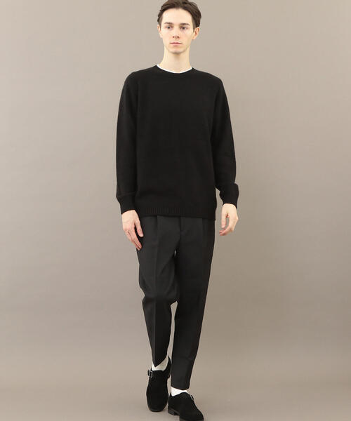 BEAUTY&YOUTH UNITED ARROWS（ビューティーアンドユースユナイテッドアローズ）の「BY カシミヤ ミドルゲージ ニット（ニット/セーター・メンズ・ブラック/ライトブルー/ダークブラウン・MEDIUM/SMALL/X-LARGE/LARGE）」の13枚目の写真