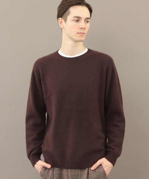 BEAUTY&YOUTH UNITED ARROWS（ビューティーアンドユースユナイテッドアローズ）の「BY カシミヤ ミドルゲージ ニット（ニット/セーター・メンズ・ブラック/ライトブルー/ダークブラウン・MEDIUM/SMALL/X-LARGE/LARGE）」の5枚目の写真