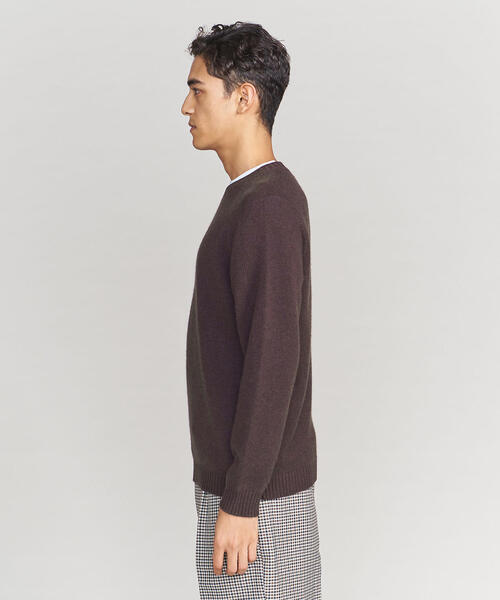 BEAUTY&YOUTH UNITED ARROWS（ビューティーアンドユースユナイテッドアローズ）の「BY カシミヤ ミドルゲージ ニット（ニット/セーター・メンズ・ブラック/ライトブルー/ダークブラウン・MEDIUM/SMALL/X-LARGE/LARGE）」の15枚目の写真