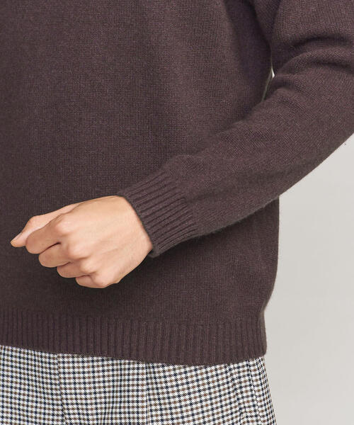 BEAUTY&YOUTH UNITED ARROWS（ビューティーアンドユースユナイテッドアローズ）の「BY カシミヤ ミドルゲージ ニット（ニット/セーター・メンズ・ブラック/ライトブルー/ダークブラウン・MEDIUM/SMALL/X-LARGE/LARGE）」の18枚目の写真