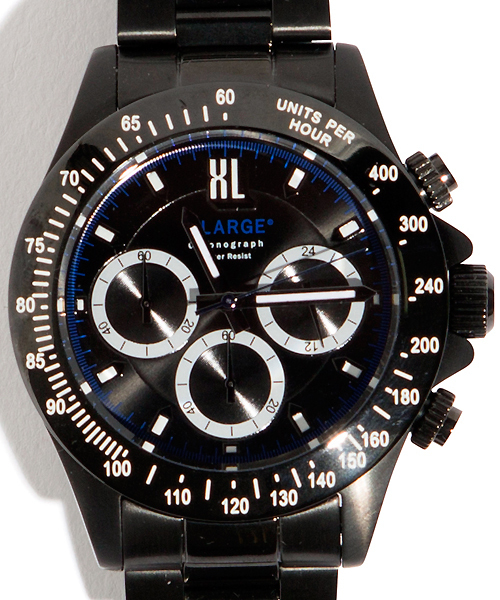 XLARGE（エクストララージ）の「CHRONOGRAPH WATCH（アナログ腕時計・メンズ・ブラック・ONE SIZE）」の2枚目の写真