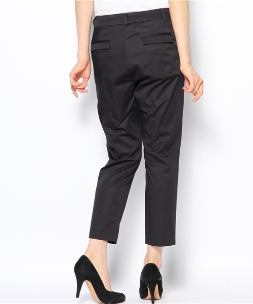 LIVETART（リヴェタート）の「LIVETART/コットンサテンパンツ（その他パンツ・レディース・ネイビー/オリーブ・SMALL/MEDIUM）」の4枚目の写真