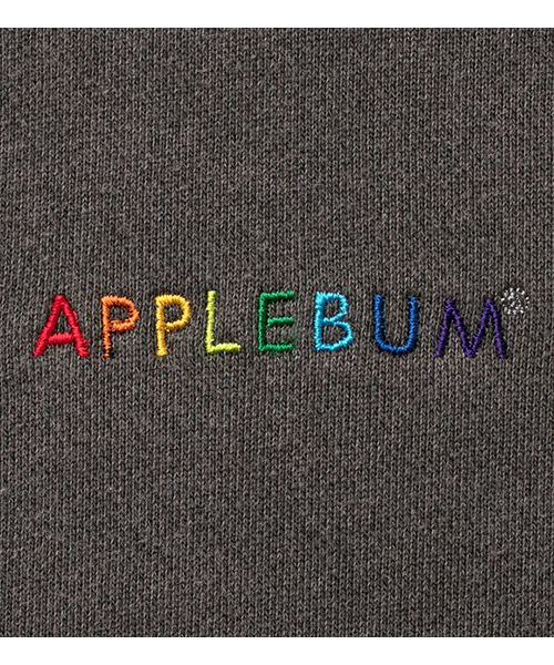 APPLEBUM（アップルバム）の「Rainbow Logo Pigment Sweat Parka（パーカー・メンズ・ホワイト/ブラック/ネイビー・M/L/XL/S）」の17枚目の写真