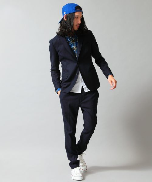 BEAUTY&YOUTH UNITED ARROWS（ビューティーアンドユースユナイテッドアローズ）の「by ∴ ホームスパン スキニー テーパードパンツ ◆§5　（その他パンツ・メンズ・ブラック/ダークグレー/ネイビー・SMALL/MEDIUM/LARGE/X-LARGE）」の14枚目の写真