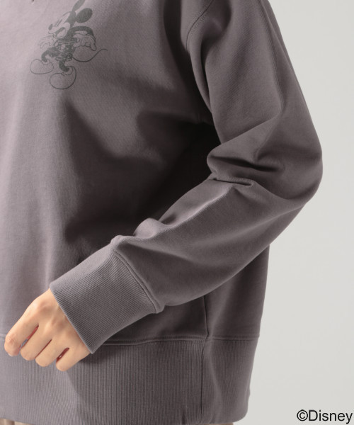 BAYFLOW(ベイフロー)の「【Disney(ディズニー)】ミッキーマウスウラケプルオーバー(Tシャツ/カットソー・レディース・ベージュ/カーキ/チャコール・SMALL/MEDIUM)」の5枚目の写真