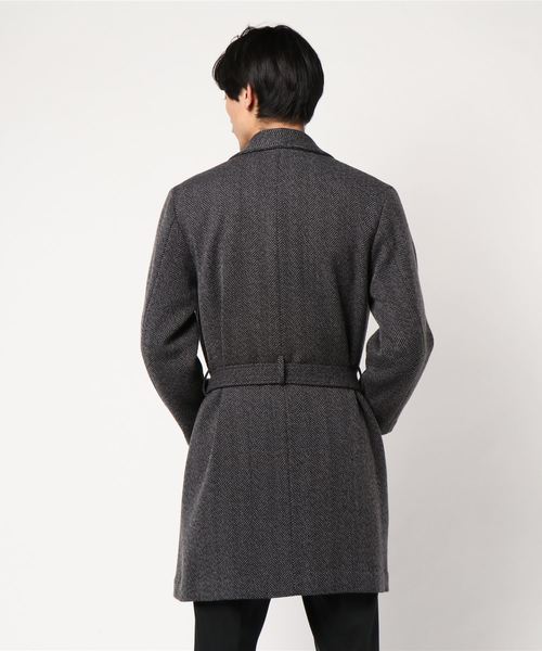 WILD LIFE TAILOR Adam et Rope'(ワイルドテーラーアダムエロペ )の「WLTヘリンボンライトコート(その他アウター・メンズ・チャコールグレー/ブラウン系その他・M)」の12枚目の写真