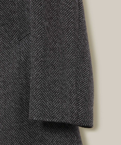WILD LIFE TAILOR Adam et Rope'(ワイルドテーラーアダムエロペ )の「WLTヘリンボンライトコート(その他アウター・メンズ・チャコールグレー/ブラウン系その他・M)」の7枚目の写真