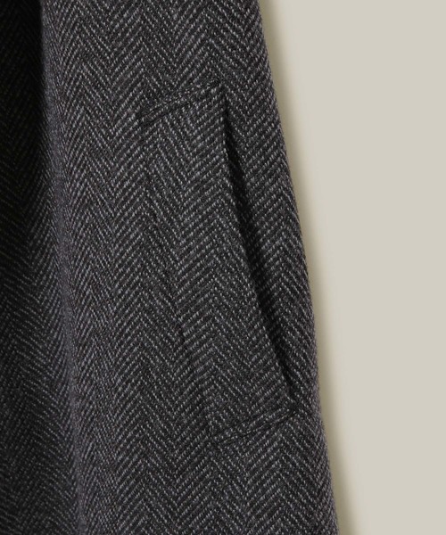 WILD LIFE TAILOR Adam et Rope'(ワイルドテーラーアダムエロペ )の「WLTヘリンボンライトコート(その他アウター・メンズ・チャコールグレー/ブラウン系その他・M)」の8枚目の写真