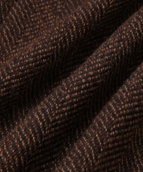 WILD LIFE TAILOR Adam et Rope'(ワイルドテーラーアダムエロペ )の「WLTヘリンボンライトコート(その他アウター・メンズ・チャコールグレー/ブラウン系その他・M)」の6枚目の写真