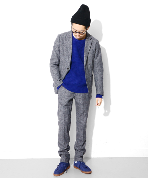 URBAN RESEARCH DOORS MENS（アーバンリサーチ ドアーズ メンズ）の「DOORS フラノトラウザー（その他パンツ・メンズ・ライトグレー/チャコール/ネイビー/カーキ・36/38/40/42）」の14枚目の写真