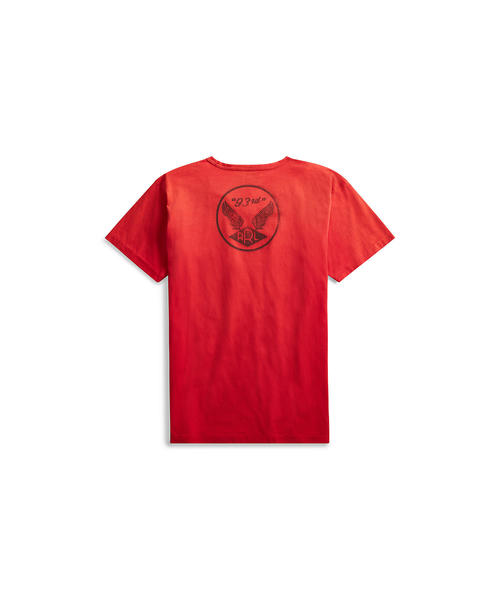 RRL(ダブル アール エル)の「コットン ジャージー グラフィック Tシャツ(Tシャツ/カットソー・メンズ・レッド/ホワイト/ブルー系9・SMALL/MEDIUM/LARGE/X-SMALL/X-LARGE/XX-LARGE)」の9枚目の写真