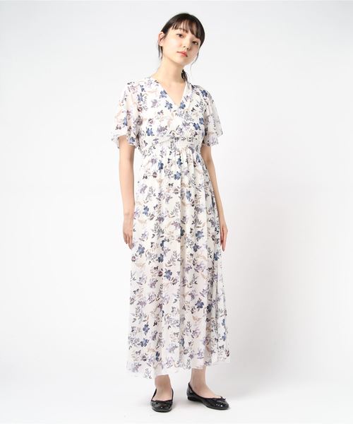 Mew S Refined Clothes ミューズリファインドクローズ の カシュクール花柄ワンピース ワンピース Wear