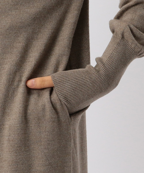 Liesse（リエス）の「ロングカーディガン（カーディガン/ボレロ・レディース・ブラック/トップグレー/モカ・FREE）」の8枚目の写真