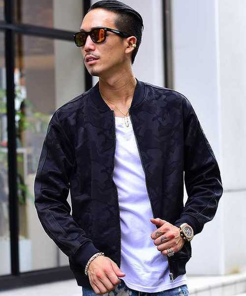 JOKER(ジョーカー)の「カモジャガードMA-1 アウター【セットアップ対象商品あり:47736896】(MA-1・メンズ・ブラック/ネイビー/オフホワイト・LL/M/L)」の2枚目の写真