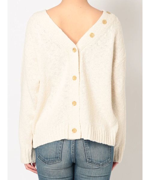 Ungrid(アングリッド)の「2WAYデザインニットカーデ(カーディガン/ボレロ・レディース・グリーン/アイボリー/ヘザーグレー・FREE)」の12枚目の写真