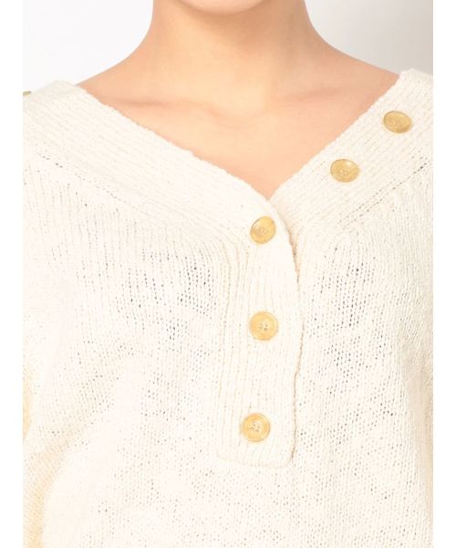 Ungrid(アングリッド)の「2WAYデザインニットカーデ(カーディガン/ボレロ・レディース・グリーン/アイボリー/ヘザーグレー・FREE)」の13枚目の写真