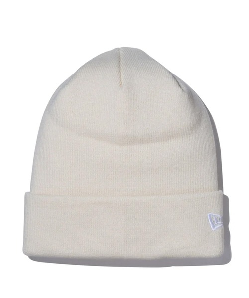 NEW ERA(ニューエラ)の「NEW ERA/ニューエラ ビーニー ベーシック カフニット(ニットキャップ/ビーニー・メンズ・ブラック×ホワイト/ホワイト/グリーン/ロイヤルブルー/オレンジ/ベージュ/イエロー/コーラル/ブラック×ブラック/オフホワイト/ライトピンク・FREE)」の3枚目の写真