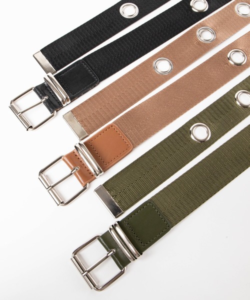 WEGO（ウィゴー）の「WEGO/ハトメナイロンベルト（ベルト・レディース・ベージュ/カーキ/ブラック・FREE）」の7枚目の写真