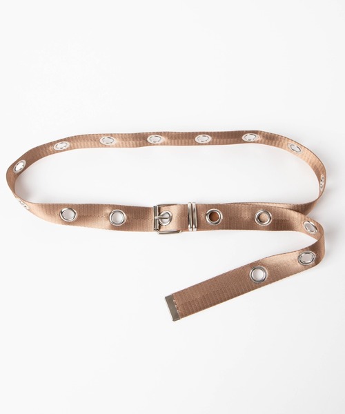 WEGO（ウィゴー）の「WEGO/ハトメナイロンベルト（ベルト・レディース・ベージュ/カーキ/ブラック・FREE）」の8枚目の写真