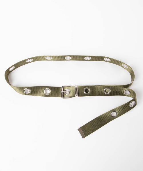 WEGO（ウィゴー）の「WEGO/ハトメナイロンベルト（ベルト・レディース・ベージュ/カーキ/ブラック・FREE）」の9枚目の写真