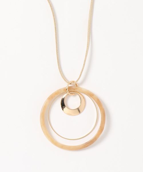 チャイハネ（チャイハネ）の「【チャイハネ】マルーナネックレス（ネックレス・レディース・ホワイト/ブラウン/ブルー・FREE）」の5枚目の写真