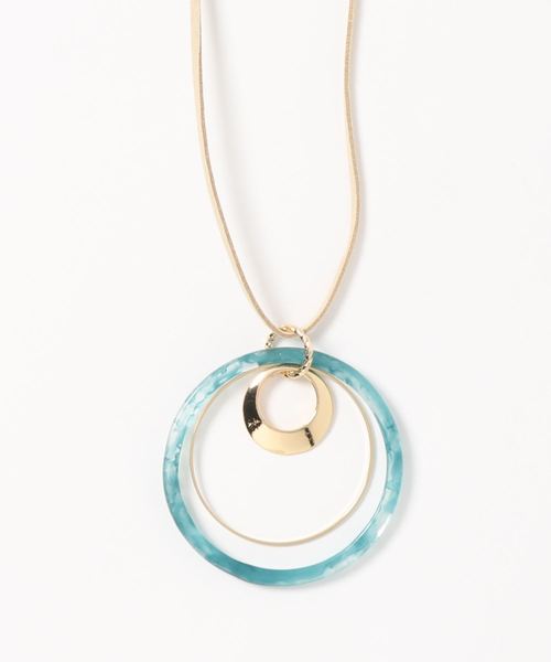 チャイハネ（チャイハネ）の「【チャイハネ】マルーナネックレス（ネックレス・レディース・ホワイト/ブラウン/ブルー・FREE）」の9枚目の写真