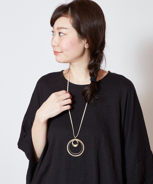 チャイハネ（チャイハネ）の「【チャイハネ】マルーナネックレス（ネックレス・レディース・ホワイト/ブラウン/ブルー・FREE）」の6枚目の写真