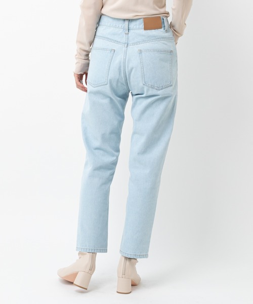 mystic（ミスティック）の「テーパードデニム（デニムパンツ・レディース・サックスブルー/ブラック/ホワイト・1/2/0）」の11枚目の写真