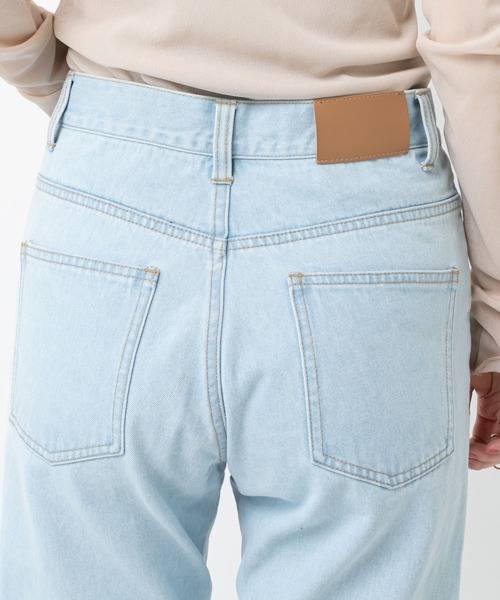 mystic（ミスティック）の「テーパードデニム（デニムパンツ・レディース・サックスブルー/ブラック/ホワイト・1/2/0）」の12枚目の写真