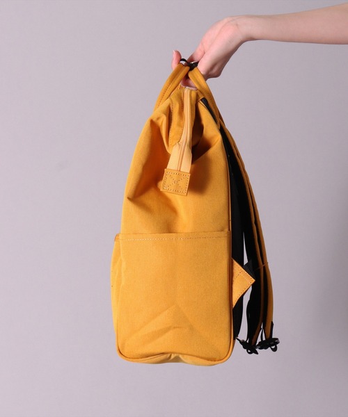 anello(アネロ)の「(LF)【anello】がばっと開く 口金 バックパック(レギュラーサイズ)(バックパック/リュック・レディース・ライトグレー/ブラック/ネイビー/グレー/ベージュ/マスタード/トリコロール・FREE)」の16枚目の写真