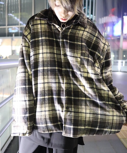 rovtski（ロフトスキー）の「2020SS-KZOOMOVERSIZED SHIRT/オーバーサイズシャツ（シャツ/ブラウス・レディース・ブラック系その他/ブラウン系その他2・FREE）」の8枚目の写真