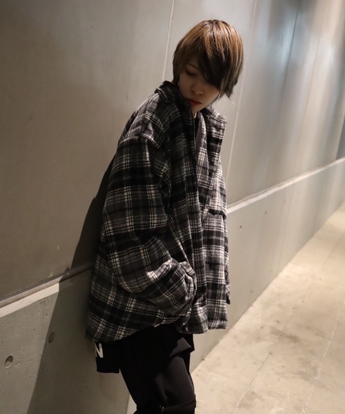 rovtski（ロフトスキー）の「2020SS-KZOOMOVERSIZED SHIRT/オーバーサイズシャツ（シャツ/ブラウス・レディース・ブラック系その他/ブラウン系その他2・FREE）」の16枚目の写真