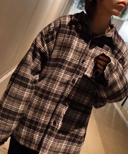 rovtski（ロフトスキー）の「2020SS-KZOOMOVERSIZED SHIRT/オーバーサイズシャツ（シャツ/ブラウス・レディース・ブラック系その他/ブラウン系その他2・FREE）」の14枚目の写真