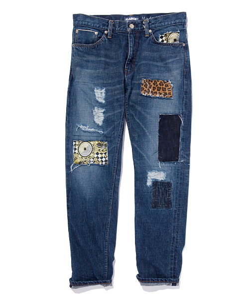 XLARGE（エクストララージ）の「SELVAGE DENIM 5 POCKET PANT（デニムパンツ・メンズ・ライトインディゴブルー・30inch/36inch/34inch/32inch）」の2枚目の写真