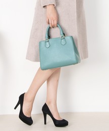 Mia Borsa（ミアボルサ）の「[MiaBorsa]牛革レザーフォーマルハンドバッグ（ハンドバッグ）」