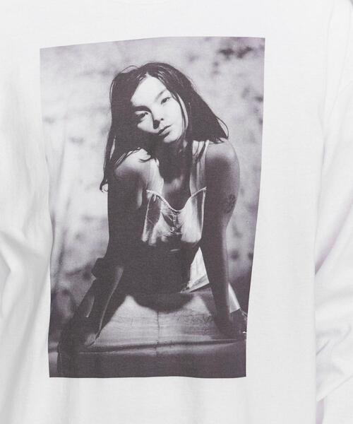 BEAUTY&YOUTH UNITED ARROWS(ビューティーアンドユースユナイテッドアローズ)の「【別注】 <idilliaco> Bjork 1/Tシャツ(Tシャツ/カットソー・メンズ・ホワイト・LARGE/X-LARGE/MEDIUM)」の6枚目の写真