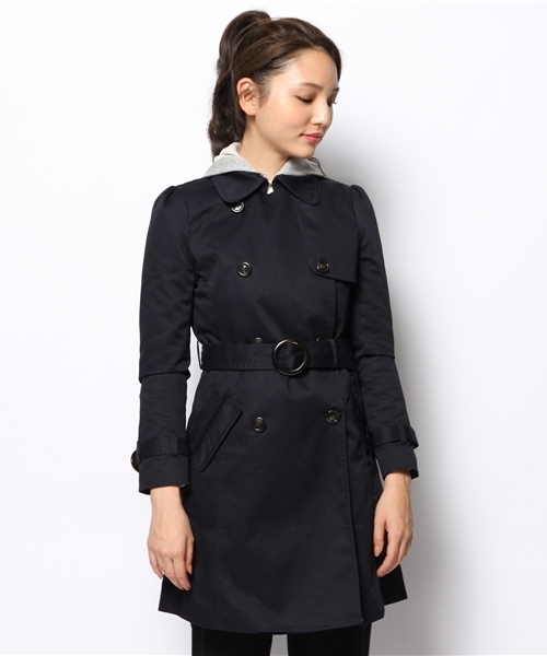 LOWRYS FARM(ローリーズファーム)の「TCツイルトレンチコート 550822(トレンチコート・レディース・ベージュ/ネイビー・LARGE/MEDIUM)」の9枚目の写真