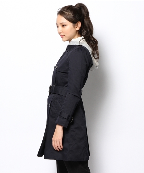 LOWRYS FARM(ローリーズファーム)の「TCツイルトレンチコート 550822(トレンチコート・レディース・ベージュ/ネイビー・LARGE/MEDIUM)」の10枚目の写真