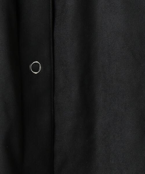 BEAUTY&YOUTH UNITED ARROWS（ビューティーアンドユースユナイテッドアローズ）の「BY スウェードライクシャツジャケット о（シャツ/ブラウス・レディース・ネイビー/ナチュラル・FREE）」の8枚目の写真