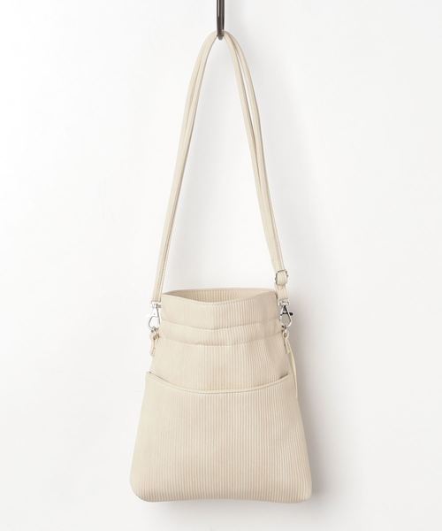 WEGO（ウィゴー）の「WEGO/2way巾着ショルダーバッグ（ショルダーバッグ・レディース・ベージュ/その他2/ブラック/その他1・FREE）」の20枚目の写真