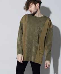 ボンディングスウェット切替C/N-BIGプルオーバー