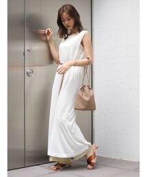 dazzlin | シアーニットロングワンピース(ワンピース)