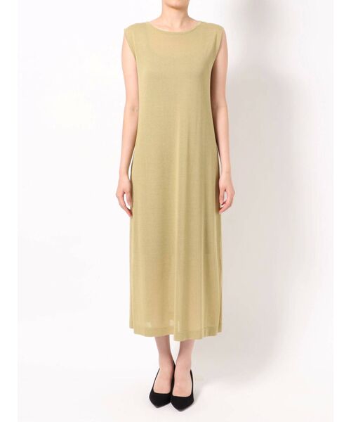 dazzlin（ダズリン）の「シアーニットロングワンピース（ワンピース・レディース・ブラック/ブラウン/オフホワイト/グリーン・FREE）」の14枚目の写真