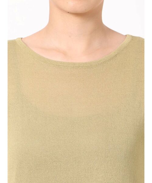 dazzlin（ダズリン）の「シアーニットロングワンピース（ワンピース・レディース・ブラック/ブラウン/オフホワイト/グリーン・FREE）」の17枚目の写真