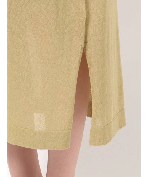 dazzlin（ダズリン）の「シアーニットロングワンピース（ワンピース・レディース・ブラック/ブラウン/オフホワイト/グリーン・FREE）」の19枚目の写真