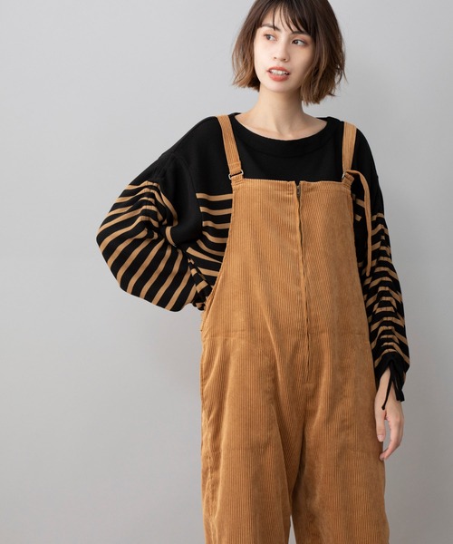 Munich（ミューニック）の「コーデュロイ　サロペット（サロペット/オーバーオール・レディース・ブラック/カーキ/キャメル・S/M）」の20枚目の写真